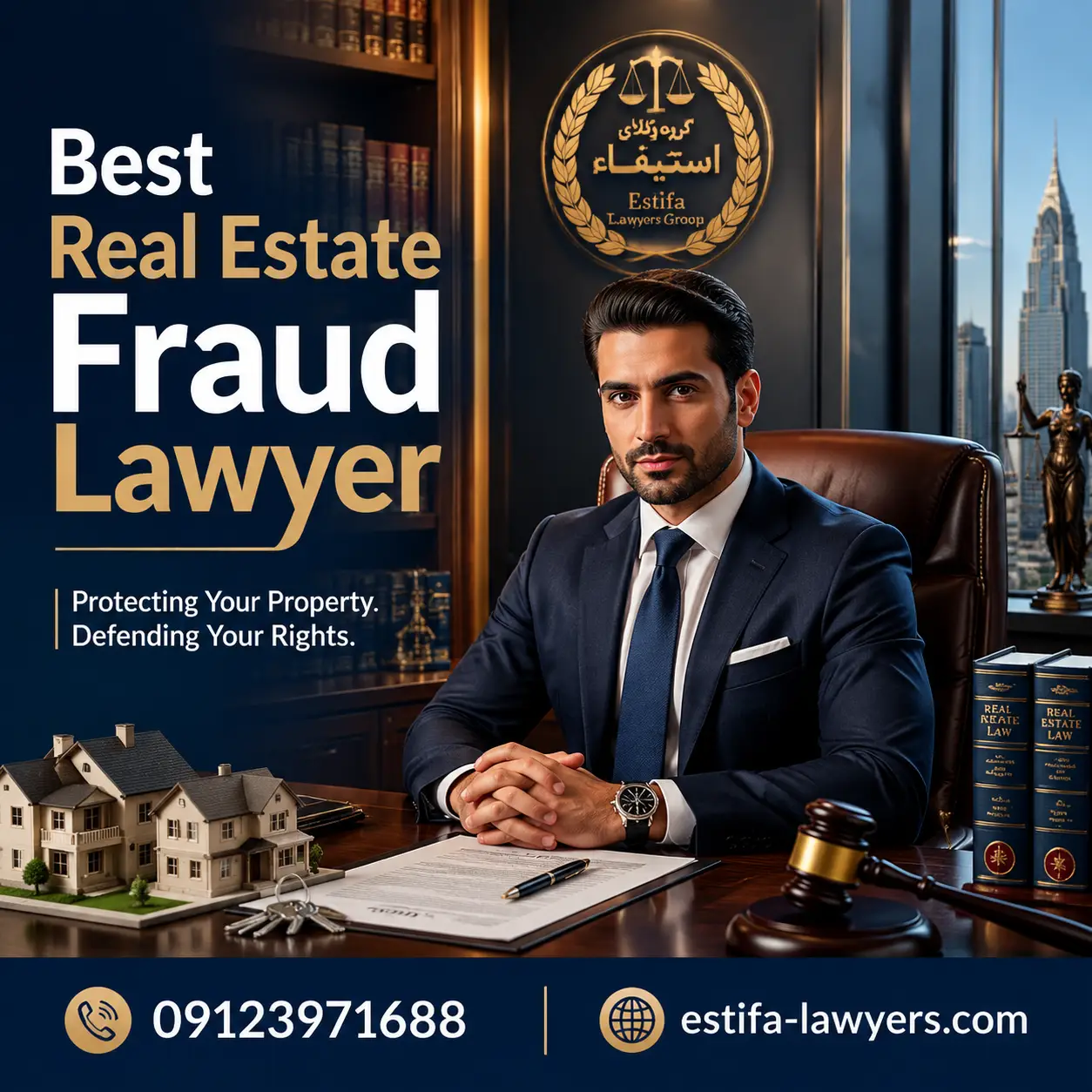 وکیل کلاهبرداری ملکی؛ پیگیری شکایت، اثبات جرم و استرداد حقوق