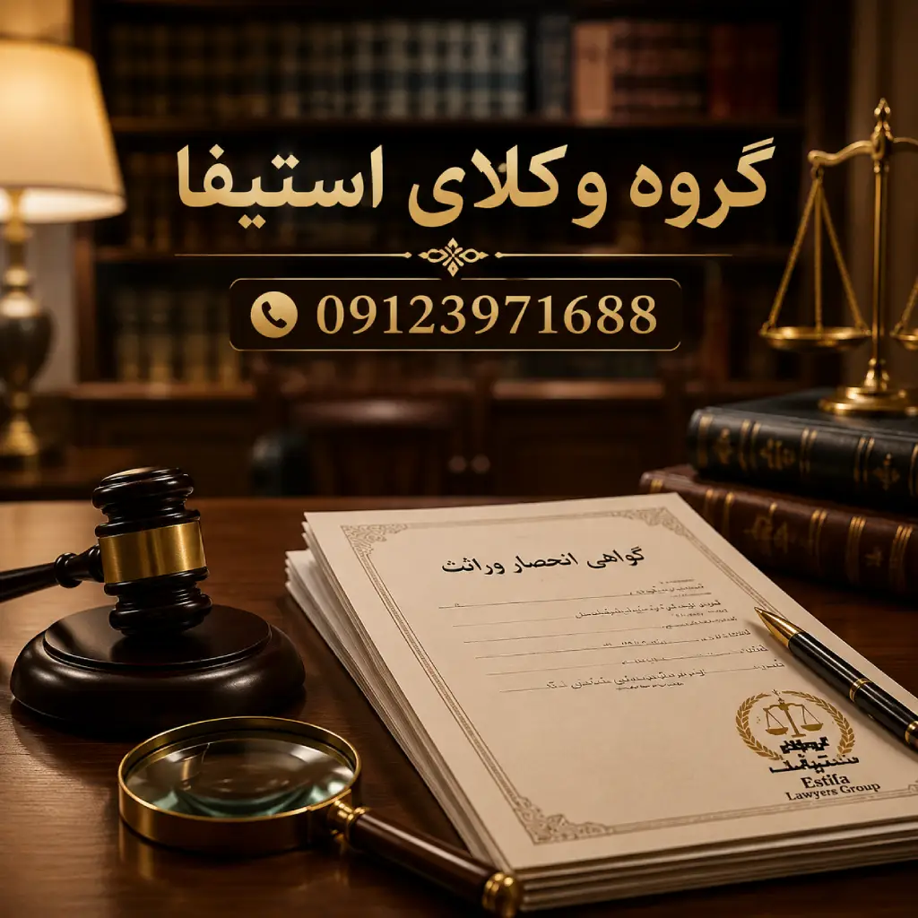 وکیل گواهی انحصار وراثت