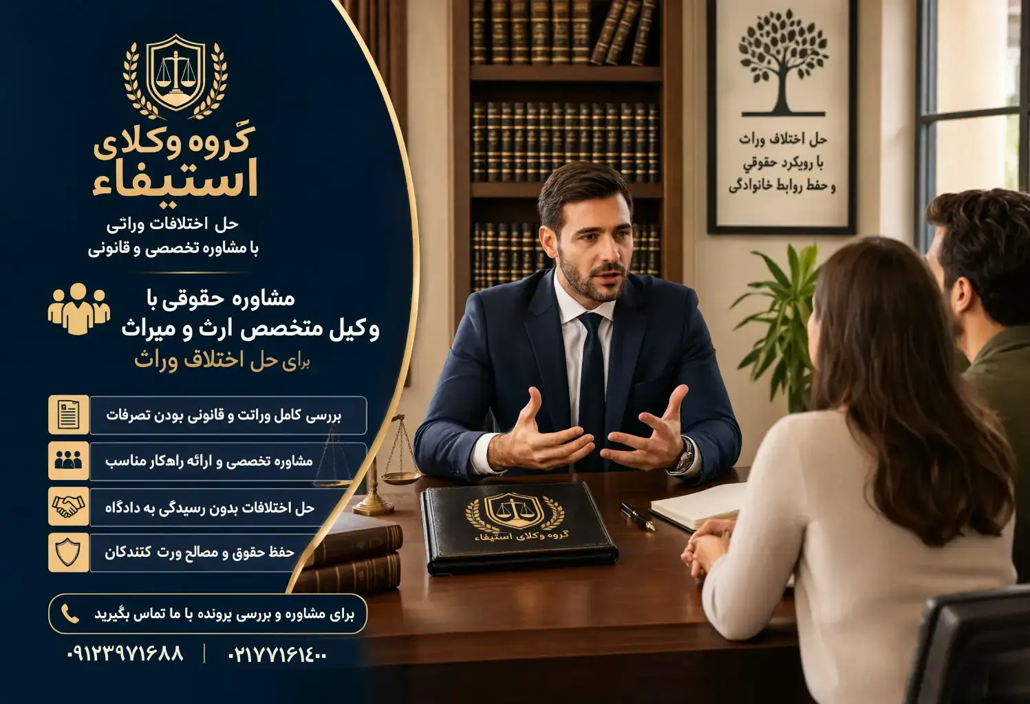 وکیل ارث و میراث امیر حسین رجبی