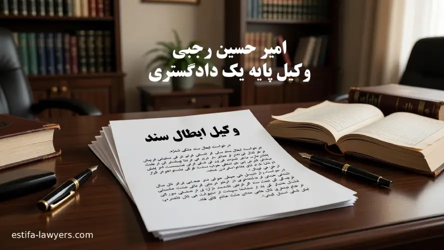 وکیل دعاوی ابطال سند