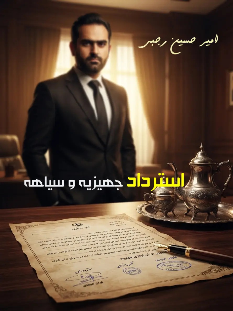 استرداد جهیزیه توسط وکیل امیر حسین رجبی
