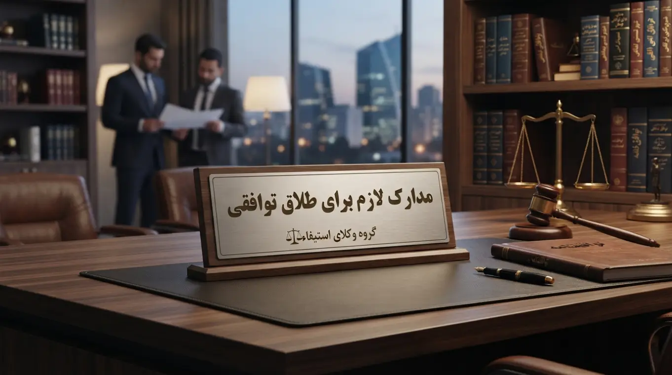 مدارک مورد نیاز جهت صدور گواهی عدم امکان سازش (طلاق توافقی)