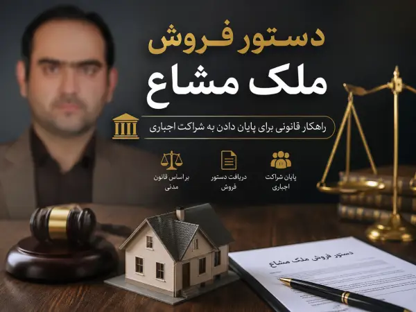 دستور فروش ملک مشاع چیست و در چه شرایطی صادر می‌شود؟