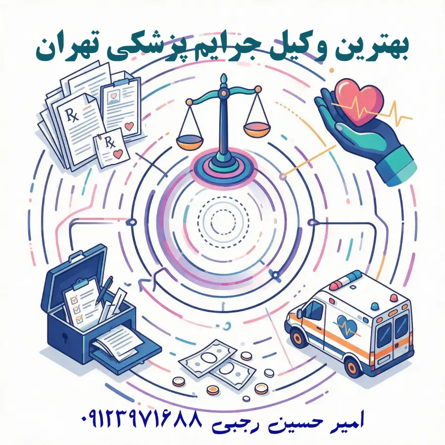 بهترین وکیل جرایم پزشکی تهران امیر حسین رجبی