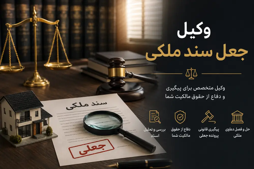 وکیل جعل سند ملکی